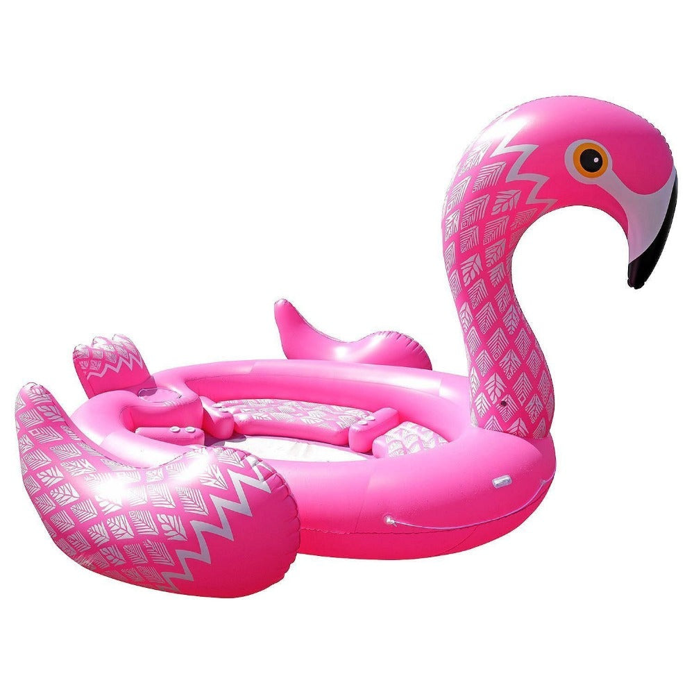 NYHET! GIGANTISK FLAMINGO - oppblåsbar øy!